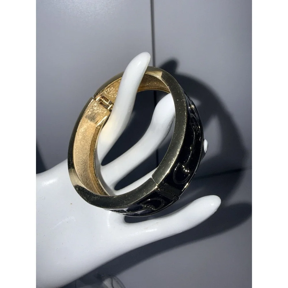 Equestrian Chunky Clamper Bracelet Vintage Horse Bit Polo Preppy 7